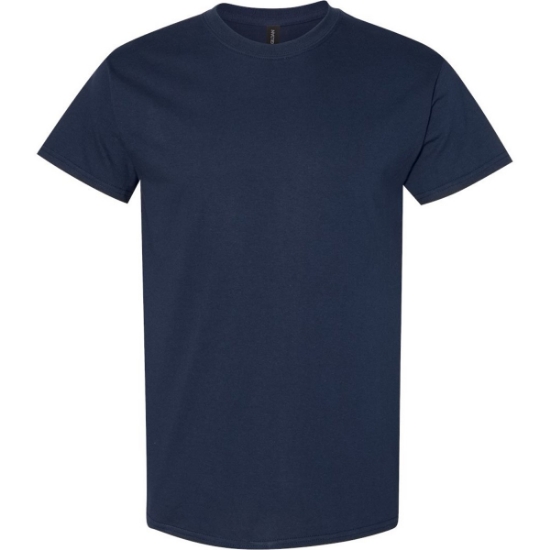 Custom Unisex Heavy Cotton™ Plasma Print T-Shirt Navy