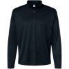 Custom Mens Quarter-Zip Pullover Black