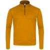 Custom Mens Quarter-Zip Pullover Gold