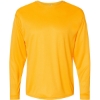 Custom Unisex Performance Long Sleeve T-Shirt Gold