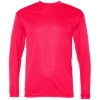 Custom Unisex Performance Long Sleeve T-Shirt Hot Coral