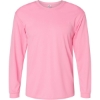 Custom Unisex Performance Long Sleeve T-Shirt Pink