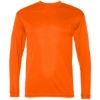 Custom Unisex Performance Long Sleeve T-Shirt Safety Orange