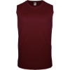 Custom Mens Sleeveless T-Shirt Maroon