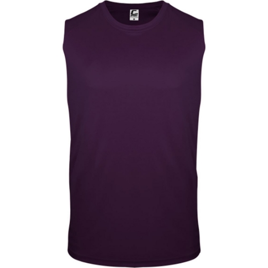 Custom Mens Sleeveless T-Shirt Purple