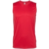 Custom Mens Sleeveless T-Shirt Red