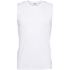 Custom Mens Sleeveless T-Shirt White