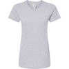 Custom Womens Premium Cotton T-Shirt Heather Grey