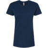 Custom Womens Premium Cotton T-Shirt Navy