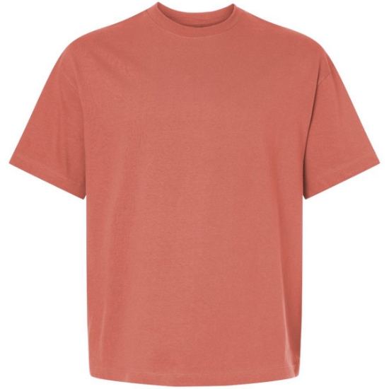 Custom Unisex Beefy-T® Retro Street T-Shirt Picante Pink
