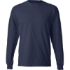 Custom Unisex Beefy-T® Long Sleeve T-Shirt Navy