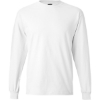 Custom Unisex Beefy-T® Long Sleeve T-Shirt White