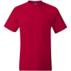 Custom Mens Beefy-T® Pocket T-Shirt Deep Red