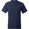 Custom Mens Beefy-T® Pocket T-Shirt Navy