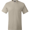 Custom Mens Beefy-T® Pocket T-Shirt Sand