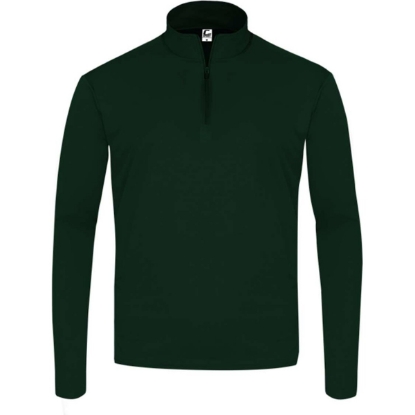Custom Youth Quarter-Zip Pullover Forest