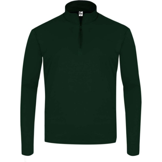 Custom Youth Quarter-Zip Pullover Forest