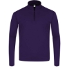 Custom Youth Quarter-Zip Pullover Purple