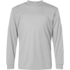 Custom Youth Performance Long Sleeve T-Shirt Silver