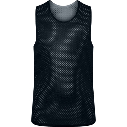 Custom Youth Reversible Mesh Tank Black/ White