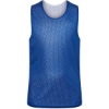 Custom Youth Reversible Mesh Tank Royal/ White