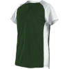 Custom Womens Two Button Fastpitch Jersey Forest/ White