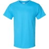 Custom Unisex Authentic T-Shirt Aquatic Blue
