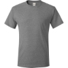 Custom Unisex Authentic T-Shirt Oxford Grey