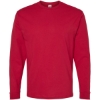Custom Essential-T Long Sleeve T-Shirt Athletic Crimson