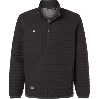 Custom Mens Keystone Quilted Pullover Black