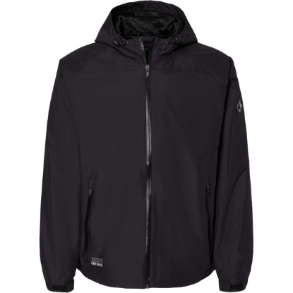 Custom Unisex Torrent Waterproof Hooded Jacket Black