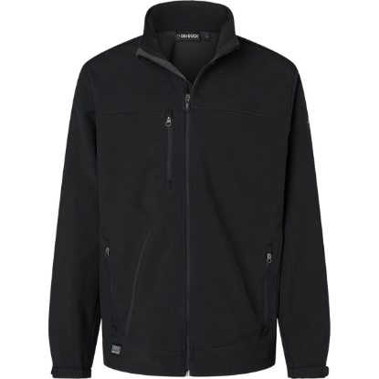 Custom Mens Motion Soft Shell Jacket Black