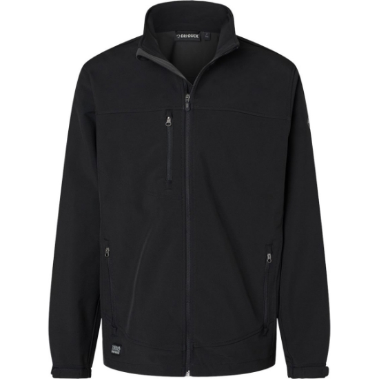 Custom Mens Motion Soft Shell Jacket Black