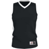 Custom Mens Single Ply Basketball Jersey Black/ White