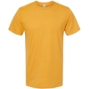 Custom Mens Premium Cotton Blend T-Shirt Antique Gold Heather