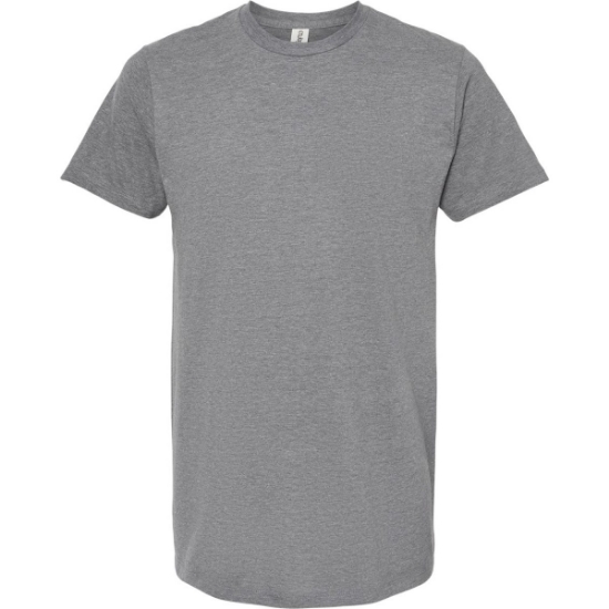 Custom Mens Premium Cotton Blend T-Shirt Athletic Heather