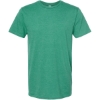 Custom Mens Premium Cotton Blend T-Shirt Kelly Heather