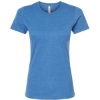 Custom Womens Premium Cotton Blend T-Shirt Royal Heather