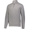 Custom Mens 60/40 Quarter-Zip Pullover Charcoal Heather