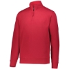 Custom Mens 60/40 Quarter-Zip Pullover Red