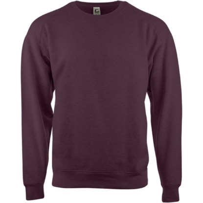 Custom Mens Crewneck Sweatshirt Maroon