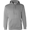 Custom Mens Wicking Fleece Hooded Sweatshirt Athletic Grey