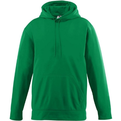 Custom Mens Wicking Fleece Hooded Sweatshirt Kelly