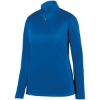 Custom Womens Wicking Fleece Quarter-Zip Pullover Royal
