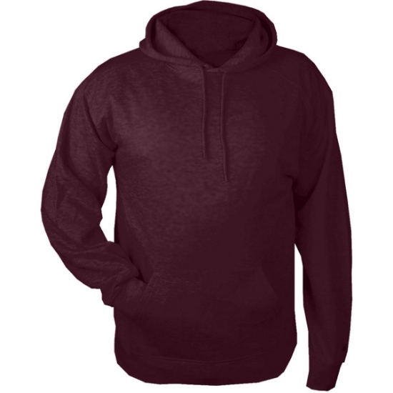 Custom Youth Fleece Hooded Sweatshirt Maroon