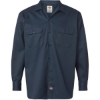 Custom Mens Long Sleeve Work Shirt Dark Navy