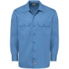 Custom Mens Tall Long Sleeve Work Shirt Gulf Blue