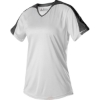 Custom Womens V-Neck Fastpitch Jersey White/ Black