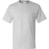 Custom Mens Authentic Pocket T-Shirt Ash