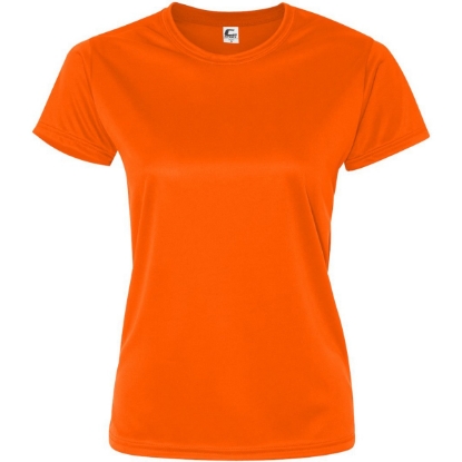 Custom Women’s Performance T-Shirt Safety Orange